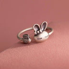 Charm Rabbit Animal Ring