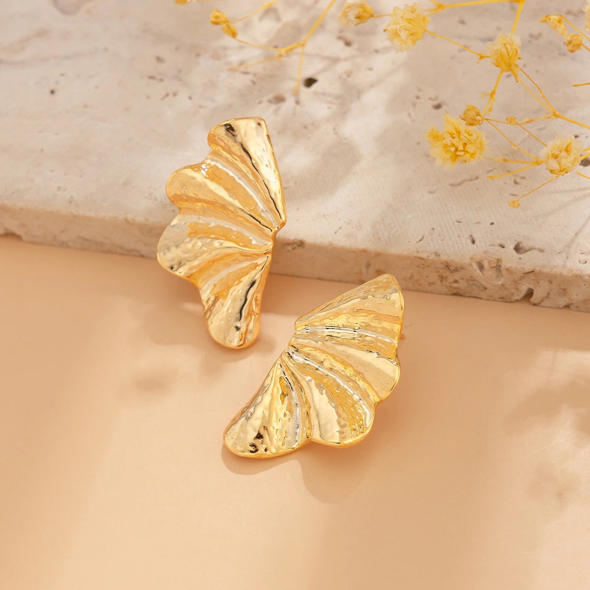 Minimalist Tiny Maple Earrings