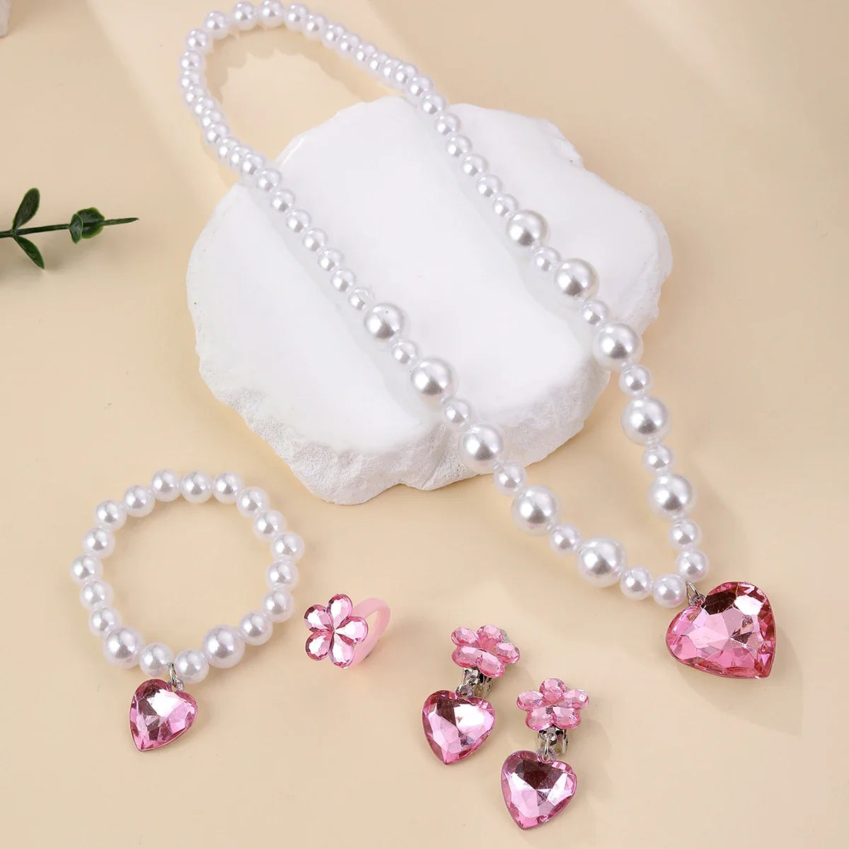 Imitation Pearl Jewelry Set