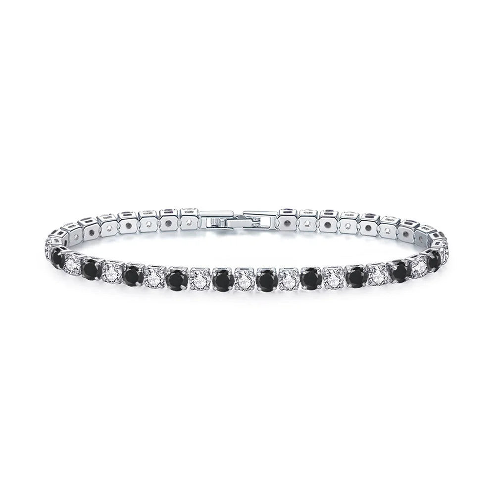 Zirconia Tennis Hip Bangle