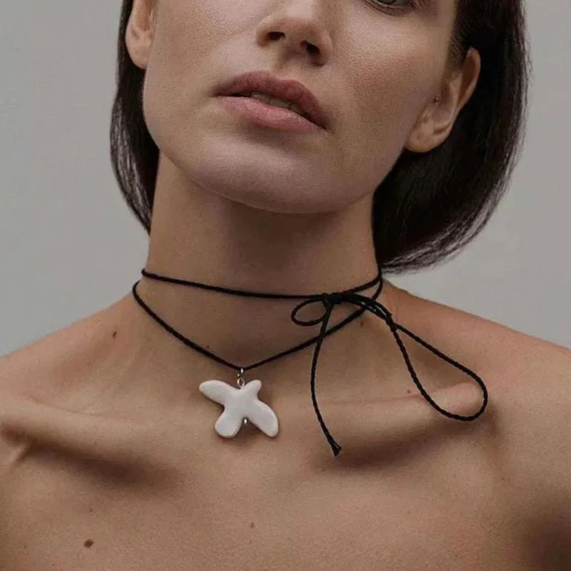 White Peace Dove Pendant Necklace