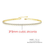Dainty Oval Crystal Necklace