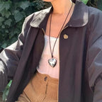 Heart 85CM Adjustable Pendant Necklace