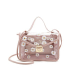 Transparent Daisy Pattern Tote Bag