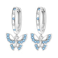 Sterling Silver Blue Earrings