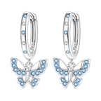 Sterling Silver Blue Earrings