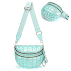 Jacquard Nylon Shell Bag