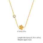 Cubic Zirconia Heart Pendant Necklace