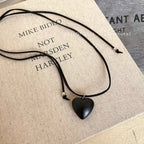 Heart 85CM Adjustable Pendant Necklace