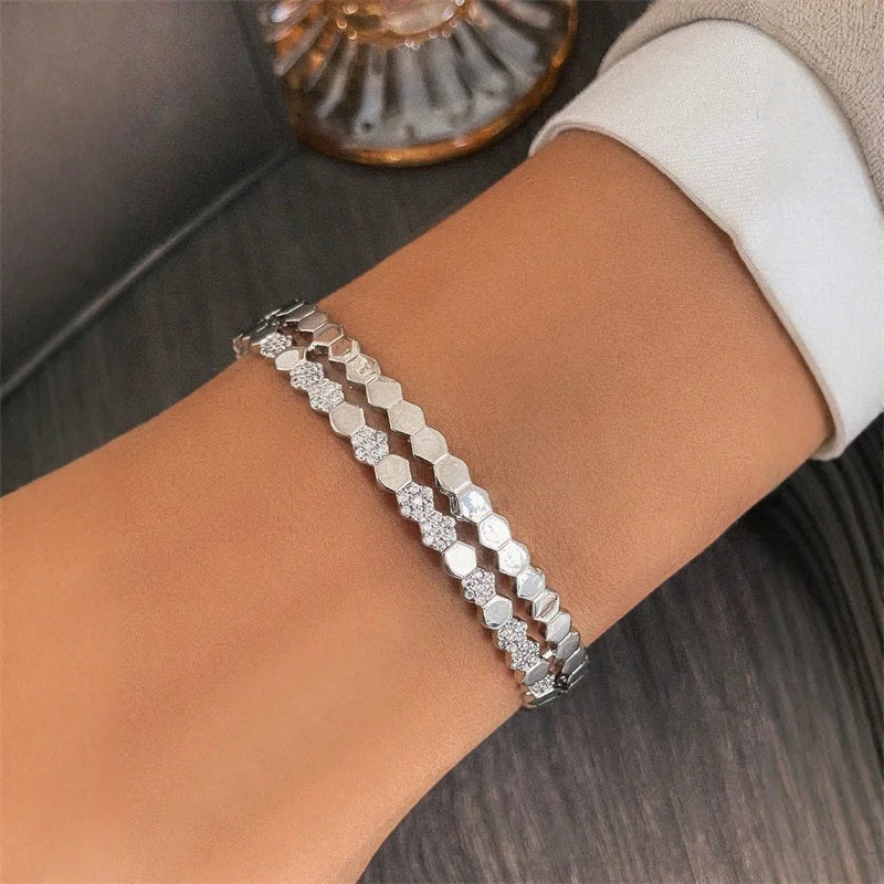 Titanium Steel Plated Bangle