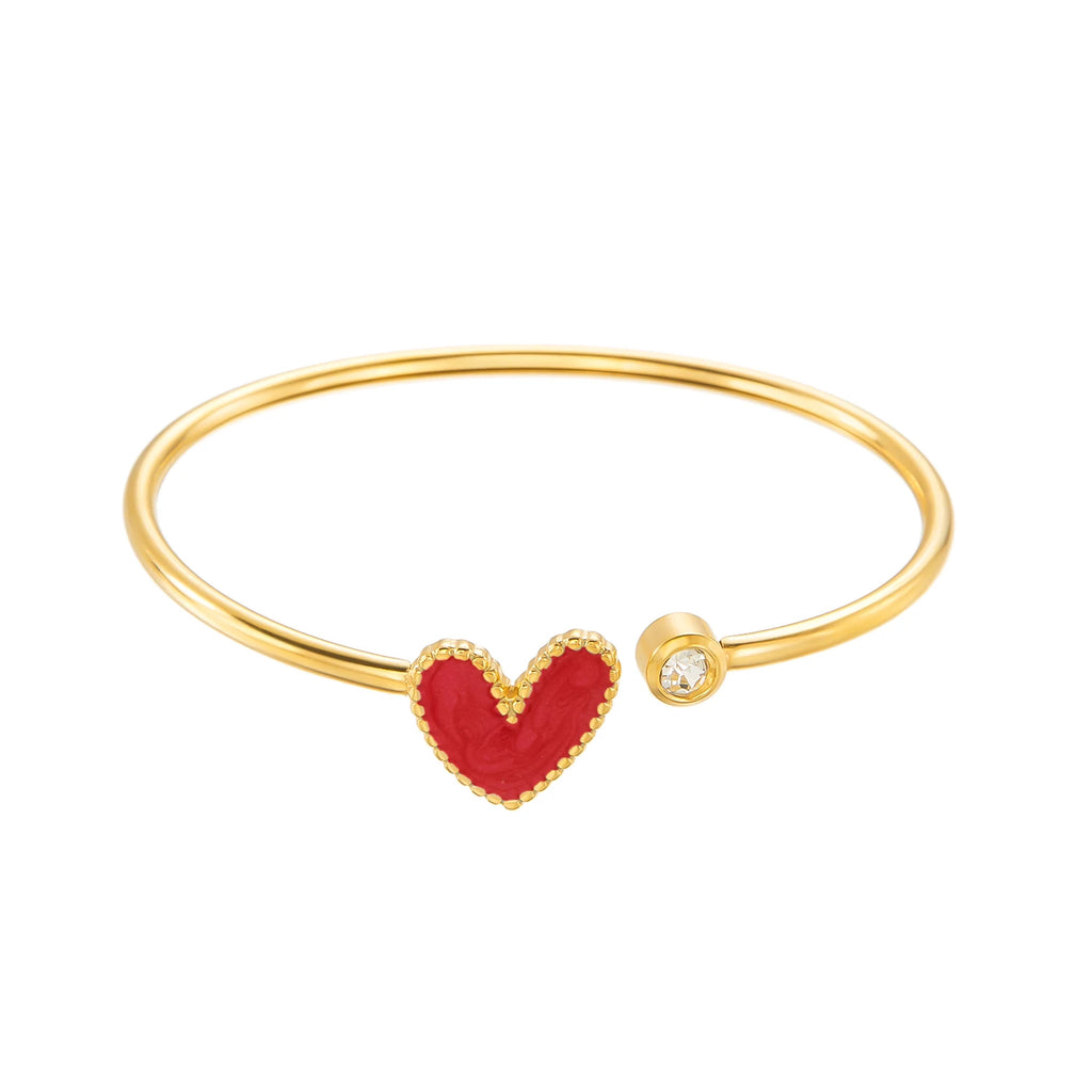 Romantic Drip Oil Bangle