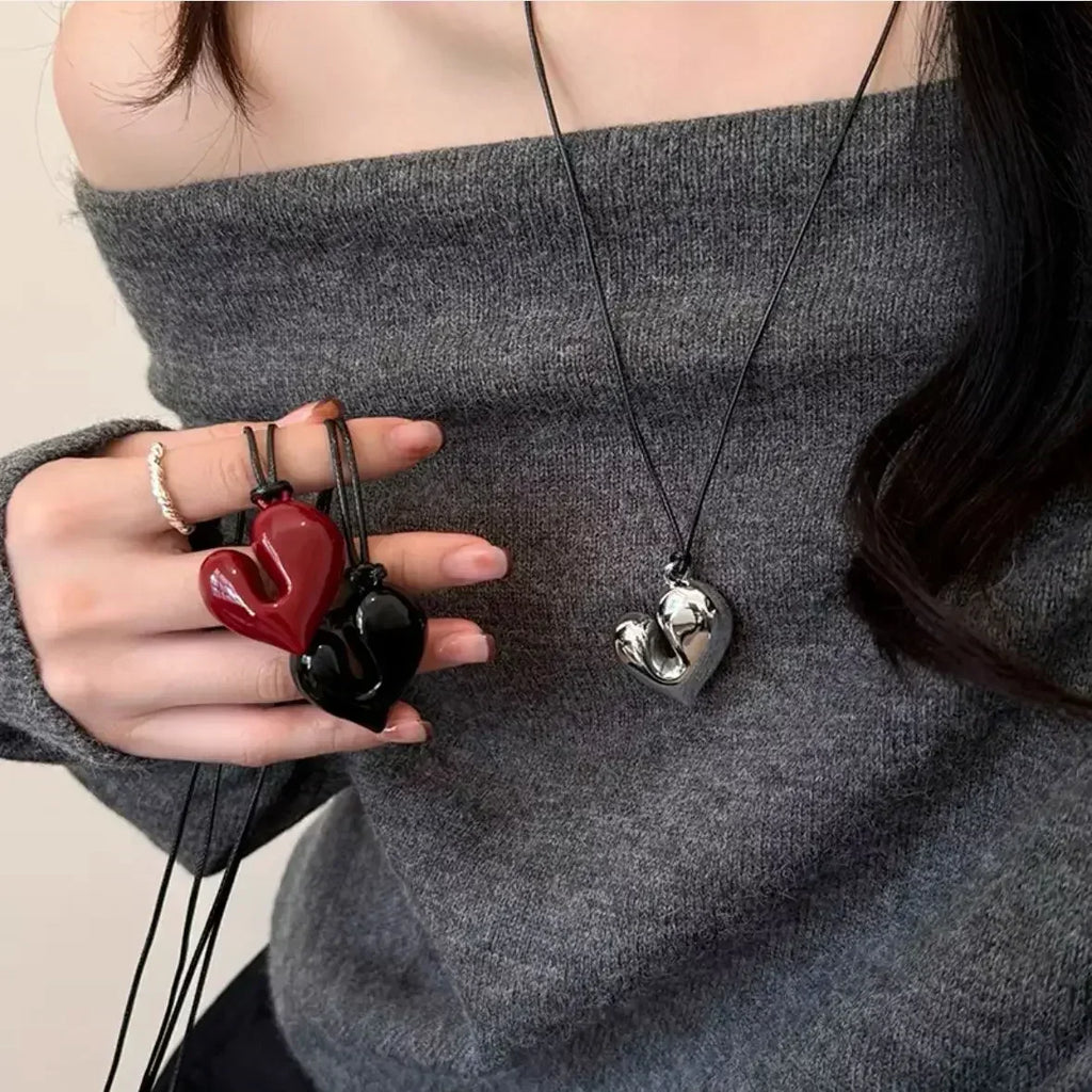 Heart 85CM Adjustable Pendant Necklace