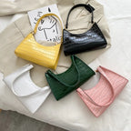 Solid Color Chain Shoulder Bag