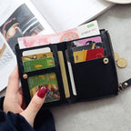 Vertical Buckle Cherry Wallet