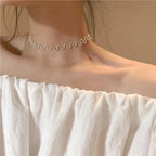 Angel Wings Heart Pendant Necklace
