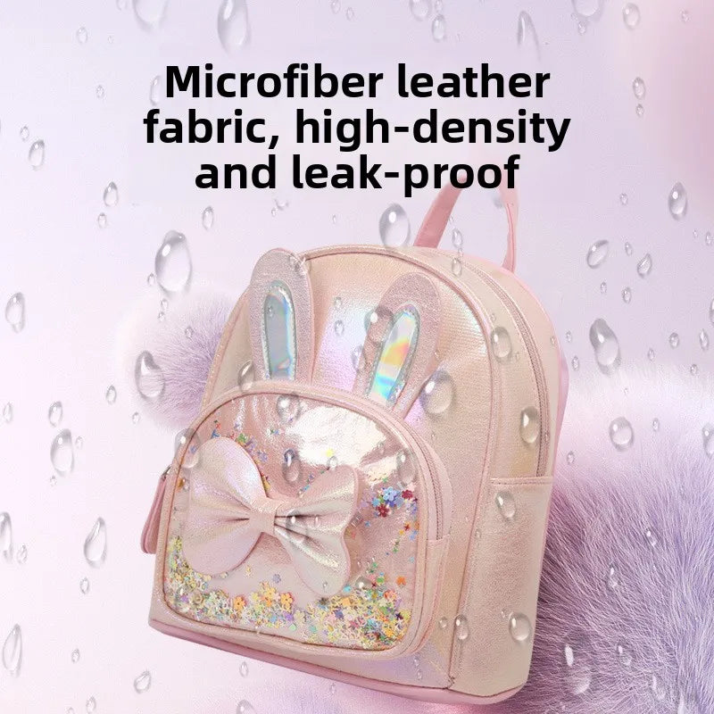 Sequin Rabbit Bow Backpack