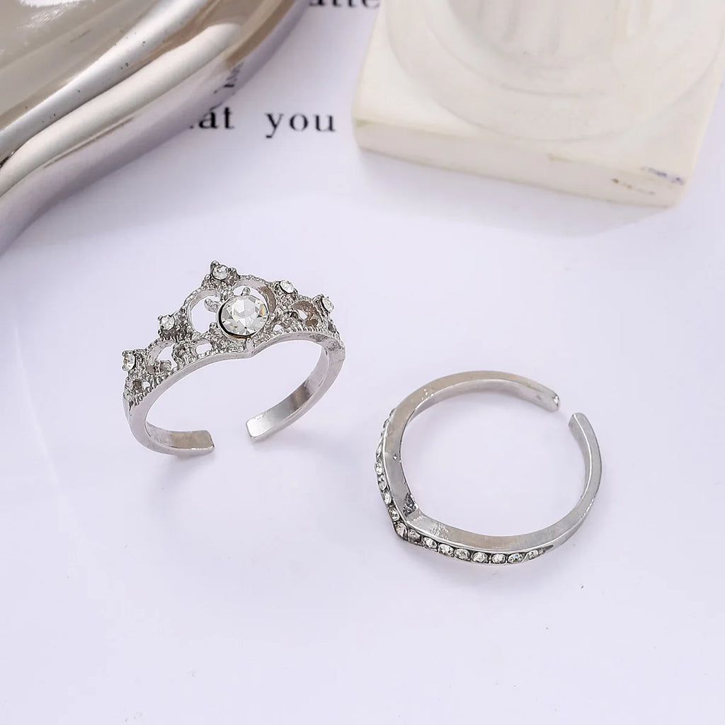 Crystal Crown Ring