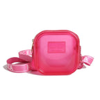 Transparent PVC Jelly Crossbody Bag