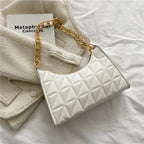 PU Underarm Tote Bag
