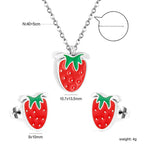 Unicorn Stainless Necklace & Earring Set