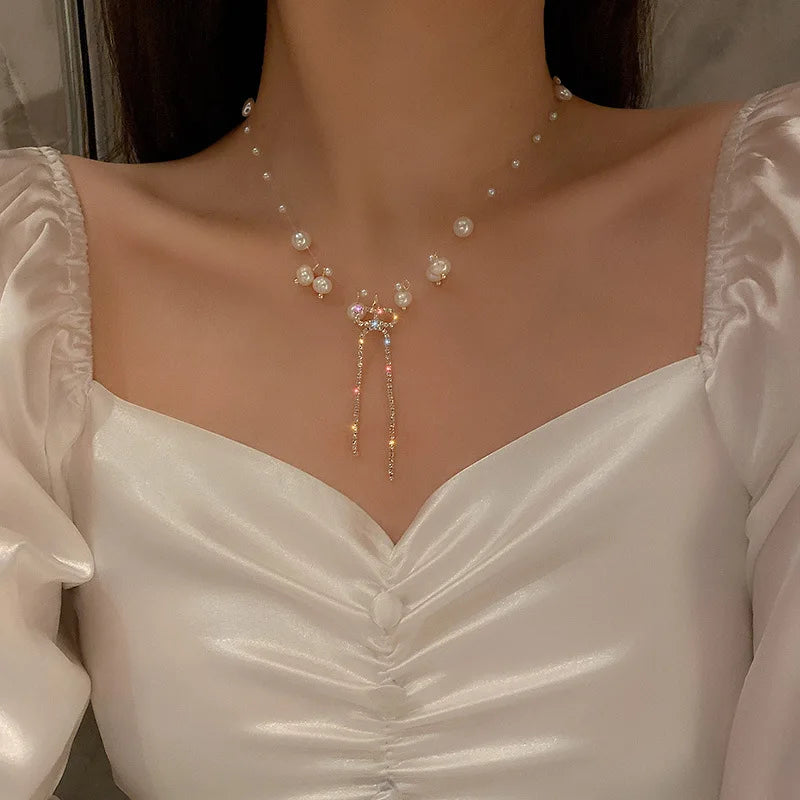 Angel Wings Heart Pendant Necklace
