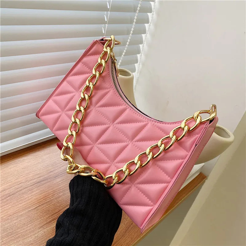 PU Underarm Tote Bag