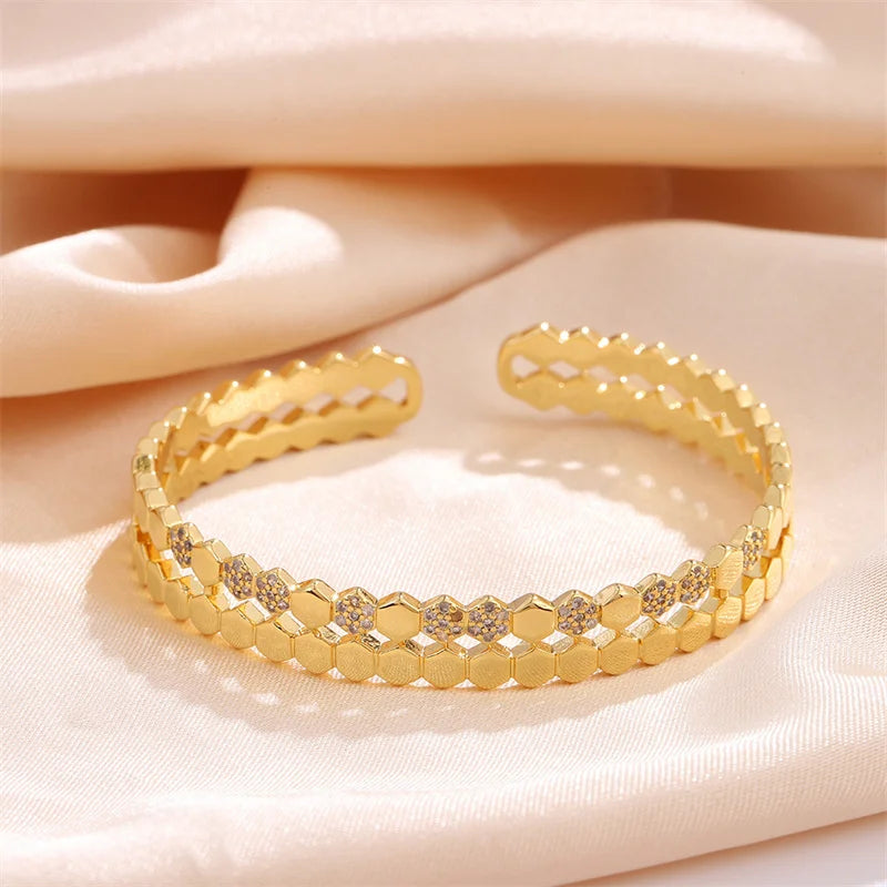 Titanium Steel Plated Bangle