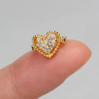 Zircon Clip On Earrings