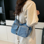 Y2K Aesthetic Washed Crossbody Purse