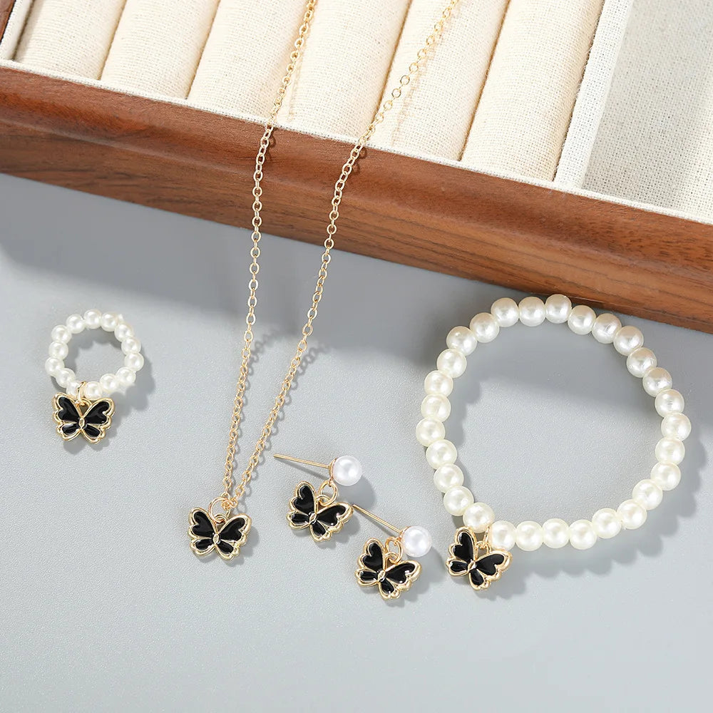 Butterfly Simulated Jewelry Set