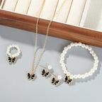 Butterfly Simulated Jewelry Set