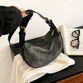 PU Leather Hobo Shoulder Bag