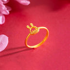 Charm Rabbit Animal Ring
