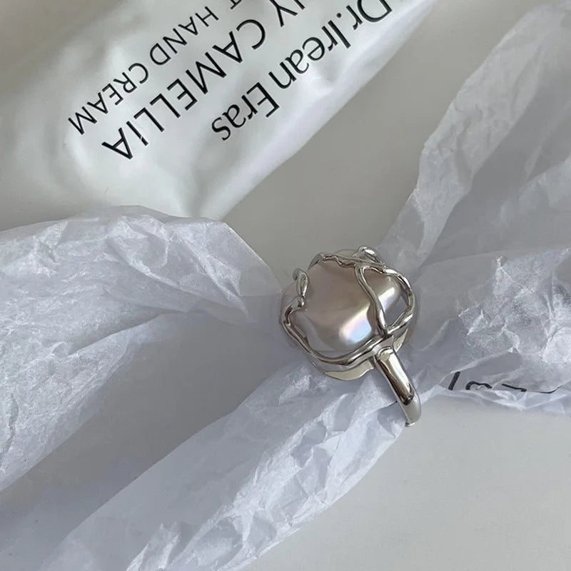 Silver Creative Love Ring