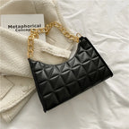 PU Underarm Tote Bag