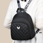 Multi-color Quilted Butterfly Backpack