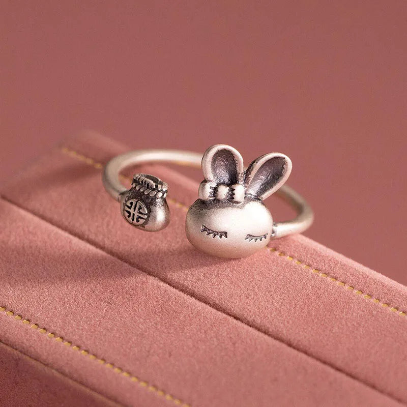 Charm Rabbit Animal Ring