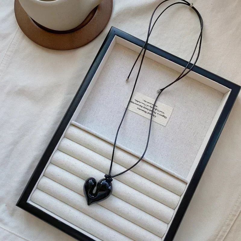 Heart 85CM Adjustable Pendant Necklace