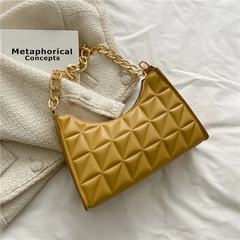 PU Underarm Tote Bag