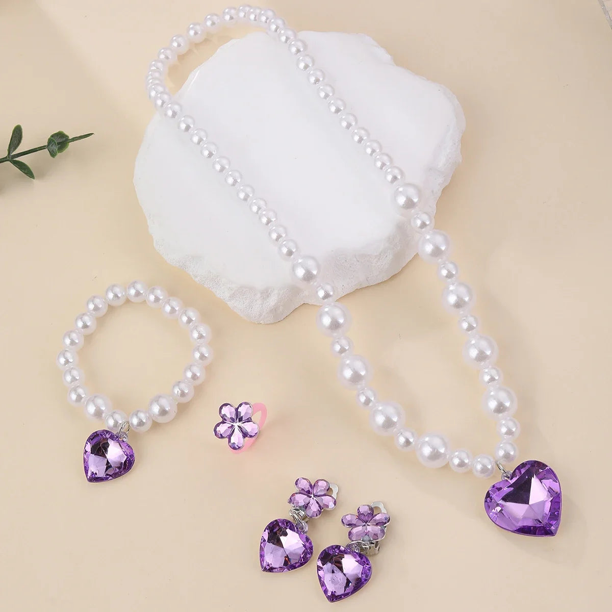 Imitation Pearl Jewelry Set