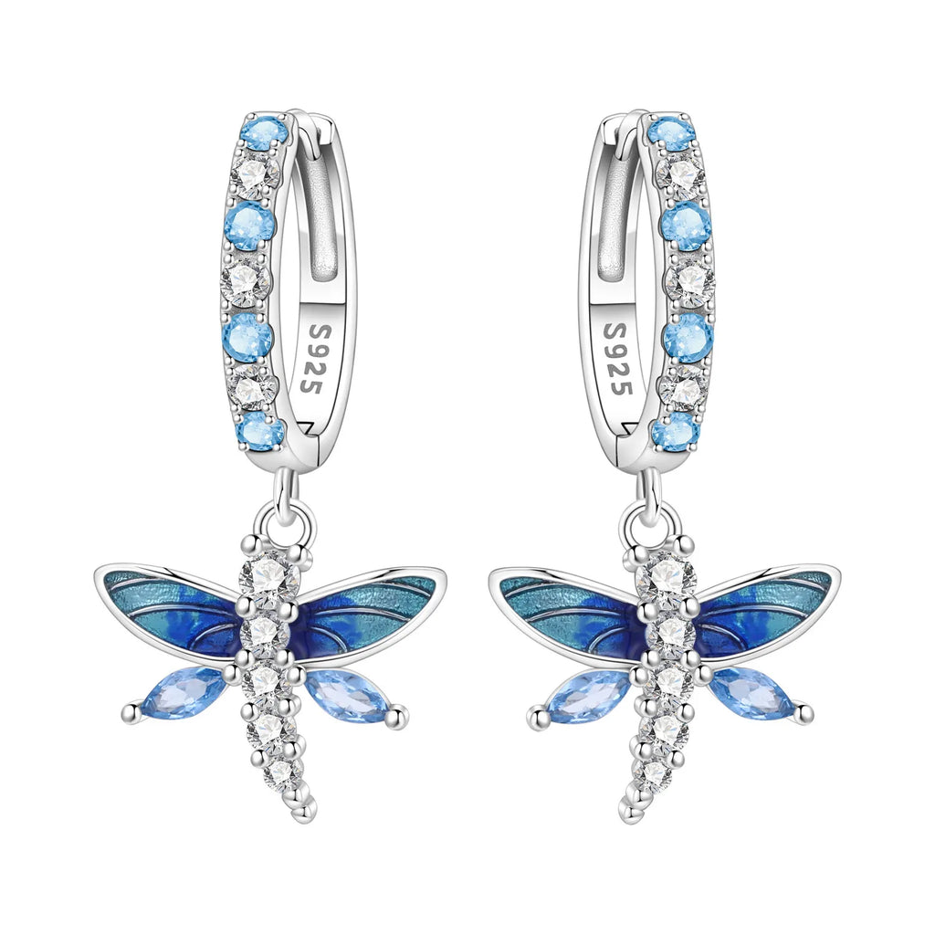 Sterling Silver Blue Earrings
