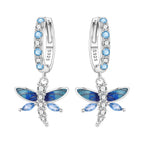 Sterling Silver Blue Earrings