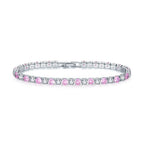 Zirconia Tennis Hip Bangle