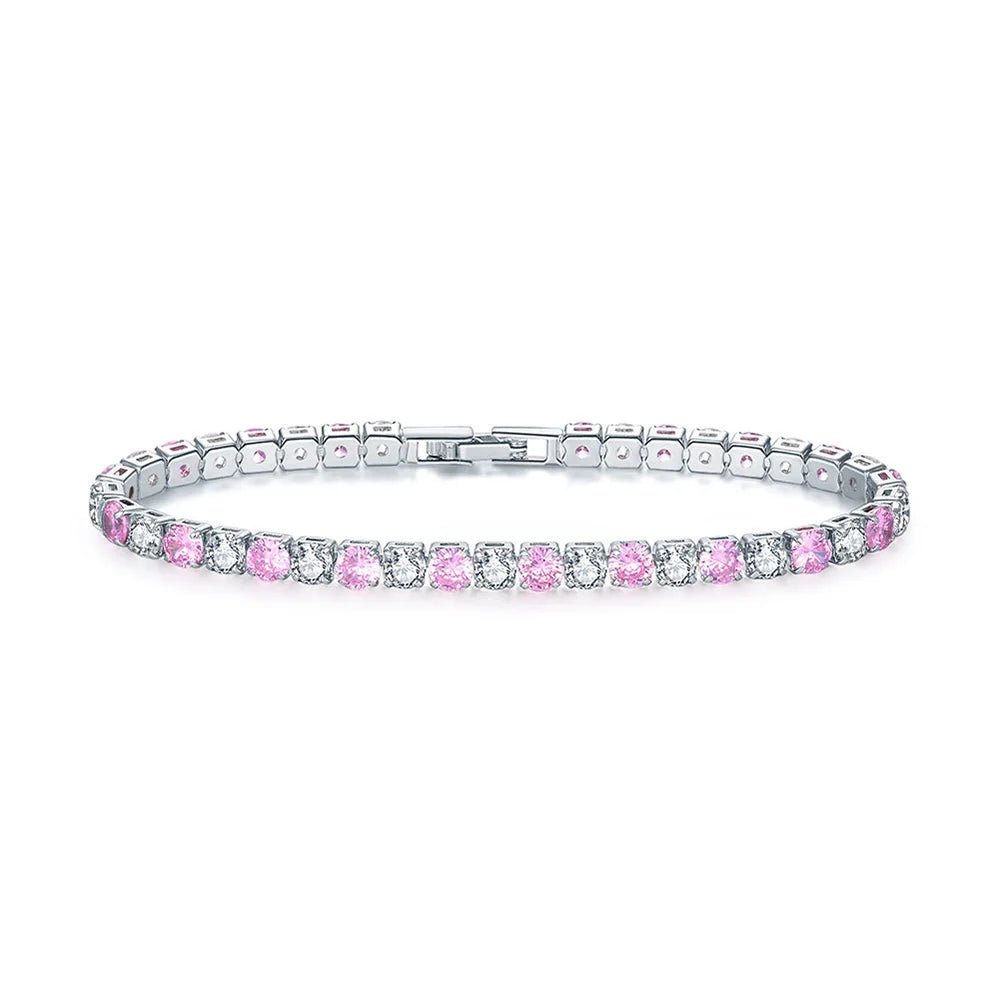 Zirconia Tennis Hip Bangle