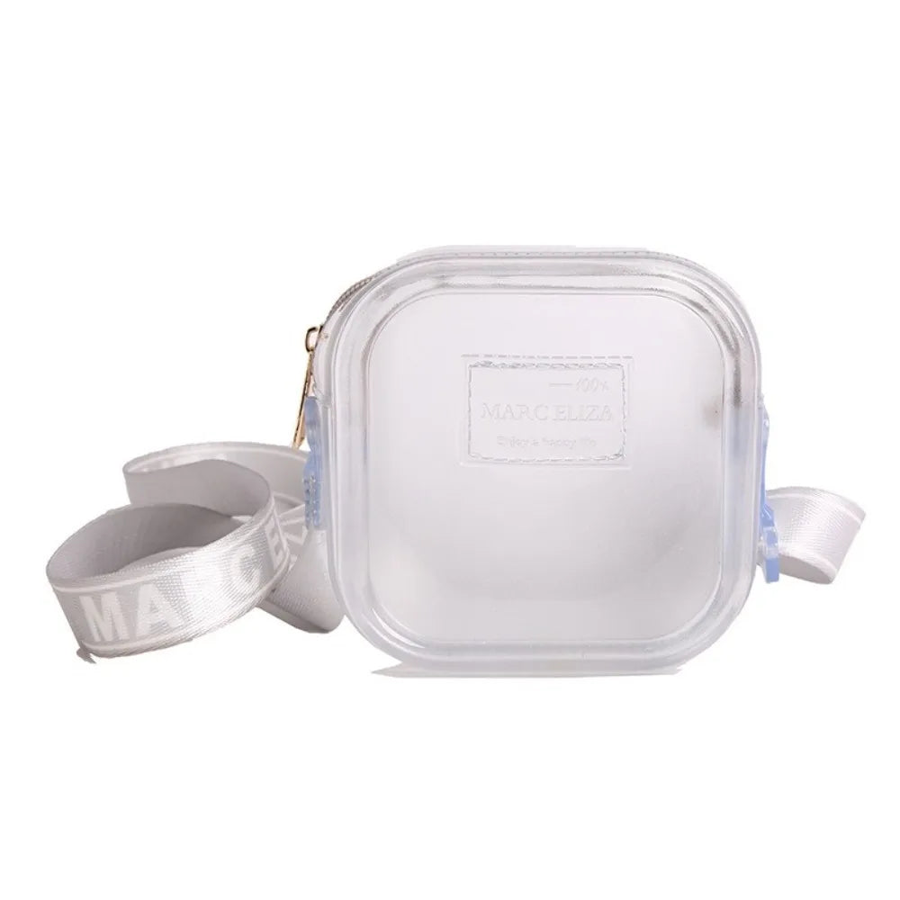 Transparent PVC Jelly Crossbody Bag