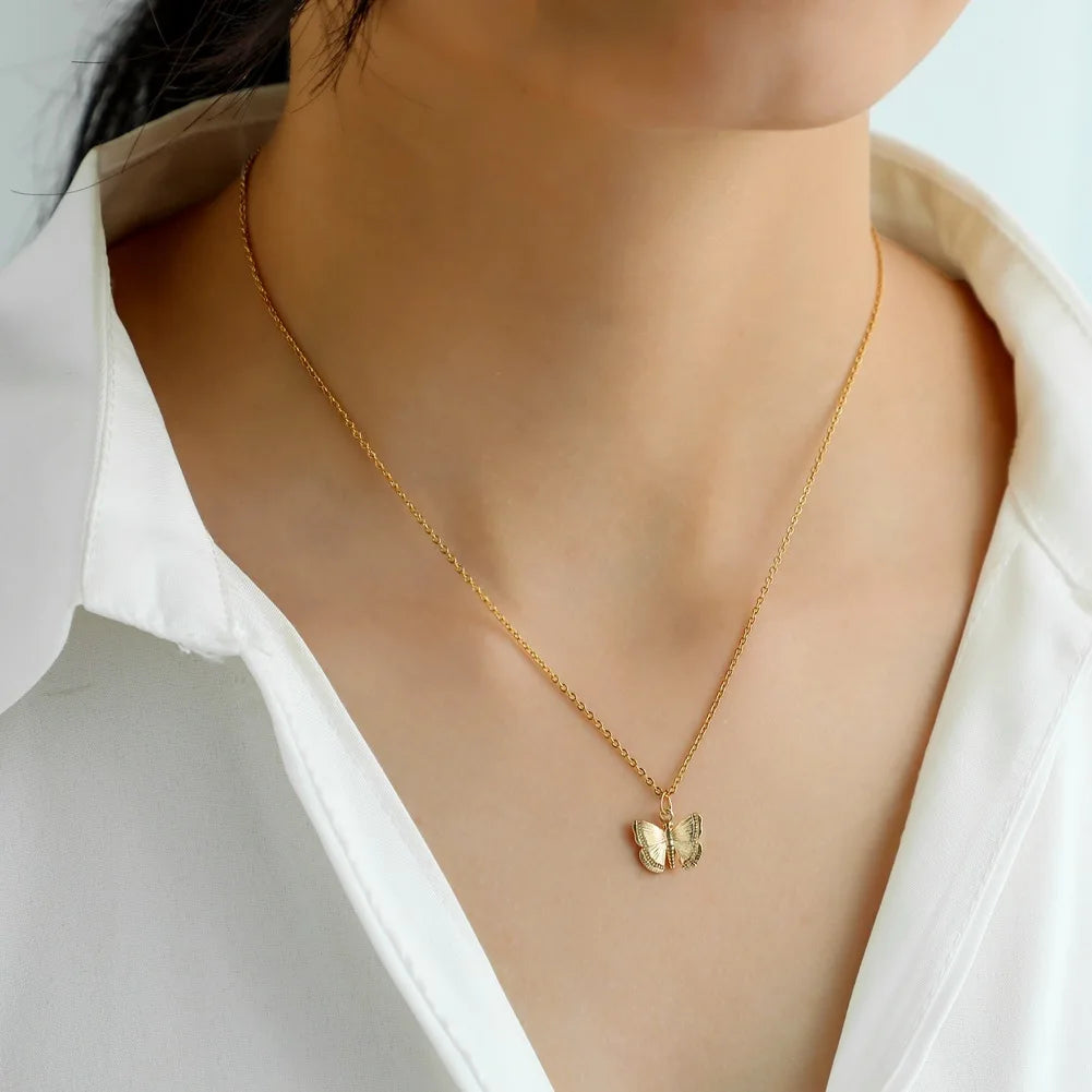 Stainless Titanium Steel Pendant Necklace